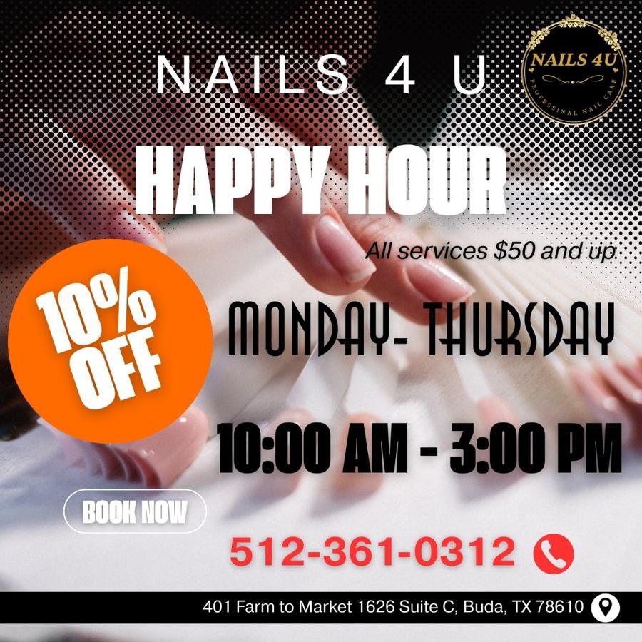 Nails 4 U promotions
